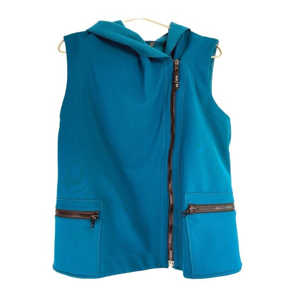 ILLE OLLA PRACTICAL FRANCI VEST Size L - DARK PETROL ACTIVE LUX ZIPPER 545 - Picture 4 of 9